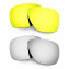 Hkuco Mens Replacement Lenses For Oakley Breadbox 24K Gold/Titanium Sunglasses