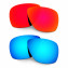 Hkuco Mens Replacement Lenses For Oakley Breadbox Red/Blue Sunglasses