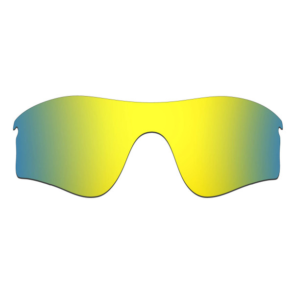 Hkuco Mens Replacement Lenses For Oakley RadarLock Path Sunglasses 24K Gold Polarized