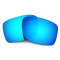Hkuco Mens Replacement Lenses For Oakley Double Edge Sunglasses Blue Polarized