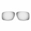 Hkuco Mens Replacement Lenses For Oakley Double Edge Sunglasses Titanium Mirror Polarized