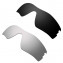 Hkuco Mens Replacement Lenses For Oakley Radar Pitch Black/Titanium Sunglasses