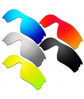 Hkuco Mens Replacement Lenses For Oakley Radar Pitch Red/Blue/Black/24K Gold/Titanium Sunglasses