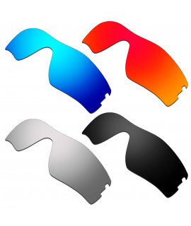 Hkuco Mens Replacement Lenses For Oakley Radar Pitch Red/Blue/Black/Titanium Sunglasses