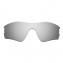 Hkuco Mens Replacement Lenses For Oakley Radar Pitch Sunglasses Titanium Mirror Polarized