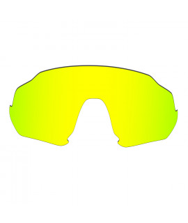 HKUCO Replacement Lenses For Oakley Flight Jacket Sunglasses 24K Gold Polarized