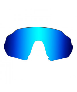 HKUCO Replacement Lenses For Oakley Flight Jacket Sunglasses Blue Polarized