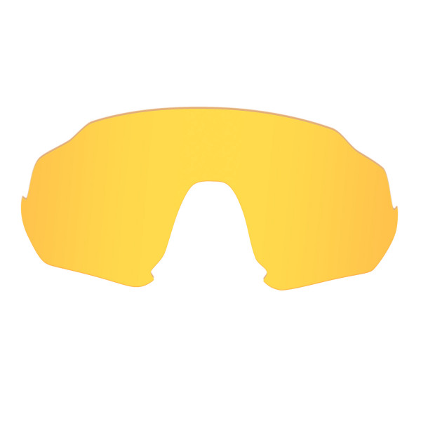 HKUCO Transparent Yellow Polarized Replacement Lenses For Oakley Flight Jacket Sunglasses 