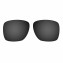 HKUCO Replacement Lenses For Oakley Sliver XL Sunglasses Black Polarized