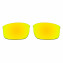 HKUCO Replacement Lenses For Oakley Wiretap New Sunglasses 24K Gold Polarized