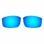 HKUCO Replacement Lenses For Oakley Wiretap New Sunglasses Blue Polarized