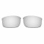 HKUCO Replacement Lenses For Oakley Wiretap New Sunglasses Titanium Mirror Polarized