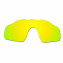 Hkuco Mens Replacement Lenses For Oakley Radar EV Pitch Sunglasses 24K Gold Polarized