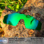 Hkuco Mens Replacement Lenses For Oakley Radar EV Pitch Sunglasses Emerald Green Polarized