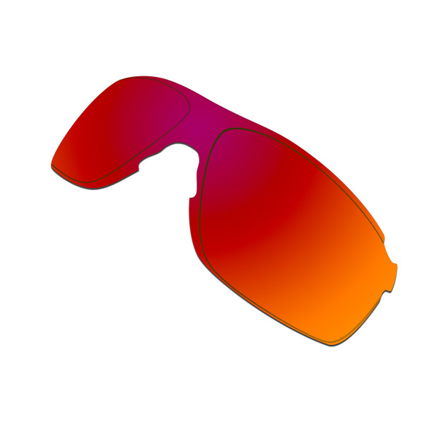 HKUCO Replacement Lenses For Oakley EVZero Pitch Sunglasses Red Polarized
