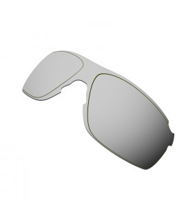HKUCO Replacement Lenses For Oakley EVZero Pitch Sunglasses Titanium Mirror Polarized