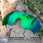 HKUCO Replacement Lenses For Oakley EVZero Range Sunglasses Emerald Green Polarized
