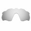 Hkuco Mens Replacement Lenses For Oakley Radar Pace Sunglasses Titanium Mirror Polarized