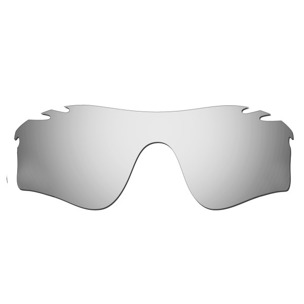 Hkuco Mens Replacement Lenses For Oakley Radarlock Path Vented Sunglasses Titanium Mirror Polarized