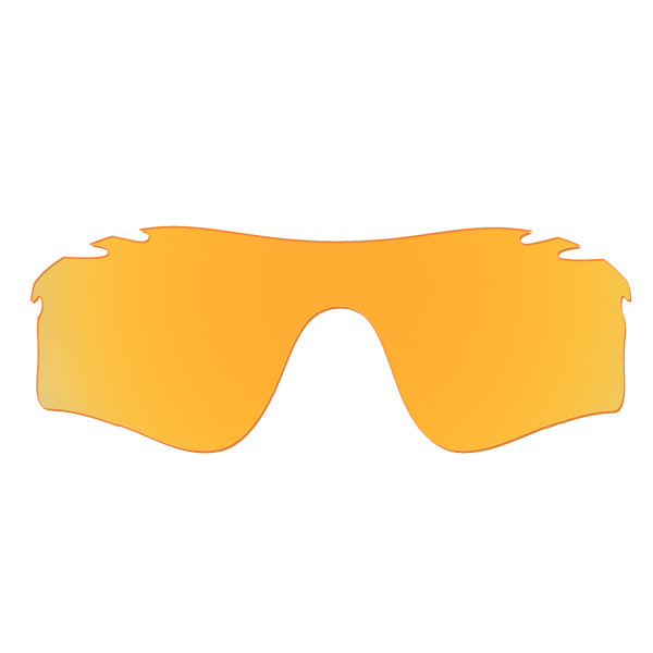 HKUCO Replacement Lenses For Oakley Radarlock Path Vented Sunglasses Transparent Yellow 