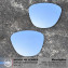 HKUCO Replacement Lenses For Oakley Moonlighter OO9320 Sunglasses Titanium Mirror Polarized