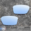 HKUCO Replacement Lenses For Oakley RAZRWrie Sunglasses Titanium Mirror Polarized