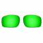 HKUCO Replacement Lenses For Oakley SI Ballistic Shocktube OO9329 Sunglasses Green Polarized