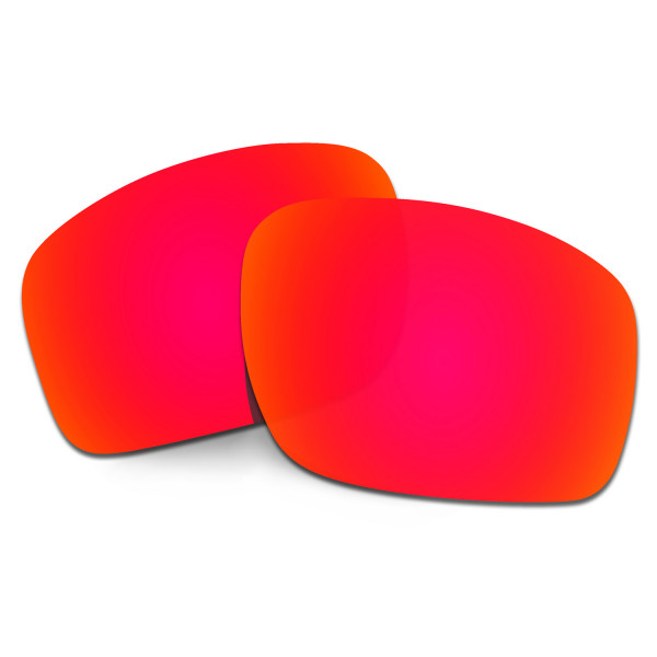 HKUCO Replacement Lenses For Oakley SI Ballistic Shocktube OO9329 Sunglasses Red Polarized