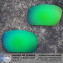 HKUCO Replacement Lenses For Oakley SI Ballistic Shocktube OO9329 Sunglasses Green Polarized