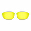 Hkuco Mens Replacement Lenses For Oakley Half Jacket 2.0 Sunglasses 24K Gold Polarized