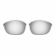 Hkuco Mens Replacement Lenses For Oakley Half Jacket 2.0 Sunglasses Titanium Mirror Polarized