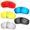 Hkuco Mens Replacement Lenses For Oakley Jawbone Red/Blue/Black/24K Gold/Titanium Sunglasses