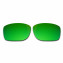 Hkuco Mens Replacement Lenses For Oakley Jupiter Squared Red/Titanium/Emerald Green  Sunglasses