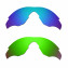 Hkuco Mens Replacement Lenses For Oakley M2 Blue/Green Sunglasses