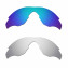 Hkuco Mens Replacement Lenses For Oakley M2 Blue/Titanium Sunglasses