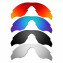 Hkuco Mens Replacement Lenses For Oakley M2 Red/Blue/Black/Titanium Sunglasses