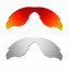 Hkuco Mens Replacement Lenses For Oakley M2 Red/Titanium Sunglasses
