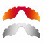 Hkuco Mens Replacement Lenses For Oakley M2-Vented Red/Titanium Sunglasses