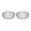 Hkuco Mens Replacement Lenses For Oakley Monster Dog Sunglasses Silver/Transparent  Polarized