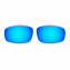 Hkuco Mens Replacement Lenses For Oakley Monster Pup Red/Blue/Black/24K Gold Sunglasses