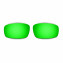 Hkuco Mens Replacement Lenses For Oakley Monster Pup Red/Blue/Emerald Green Sunglasses