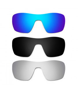 Hkuco Mens Replacement Lenses For Oakley Offshoot Blue/Black/Titanium Sunglasses