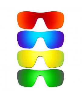 Hkuco Mens Replacement Lenses For Oakley Offshoot Red/Blue/24K Gold/Emerald Green Sunglasses