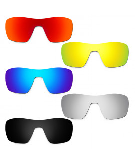 Hkuco Mens Replacement Lenses For Oakley Offshoot Red/Blue/Black/24K Gold/Titanium Sunglasses