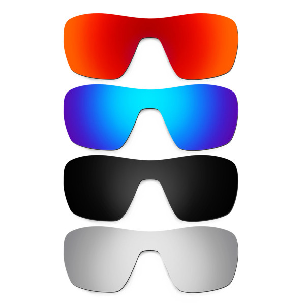 Hkuco Mens Replacement Lenses For Oakley Offshoot Red/Blue/Black/Titanium Sunglasses