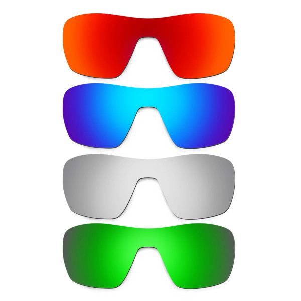 Hkuco Mens Replacement Lenses For Oakley Offshoot Red/Blue/Titanium/Emerald Green Sunglasses