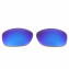 Hkuco Mens Replacement Lenses For Oakley Pit Bull Blue/Black/24K Gold Sunglasses