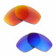 HKUCO Red+Blue Polarized Replacement Lenses For Oakley Pit Bull Sunglasses