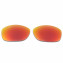 Hkuco Mens Replacement Lenses For Oakley Pit Bull Red/Titanium/Emerald Green  Sunglasses
