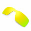 Hkuco Mens Replacement Lenses For Oakley Probation Red/Blue/24K Gold/Titanium Sunglasses